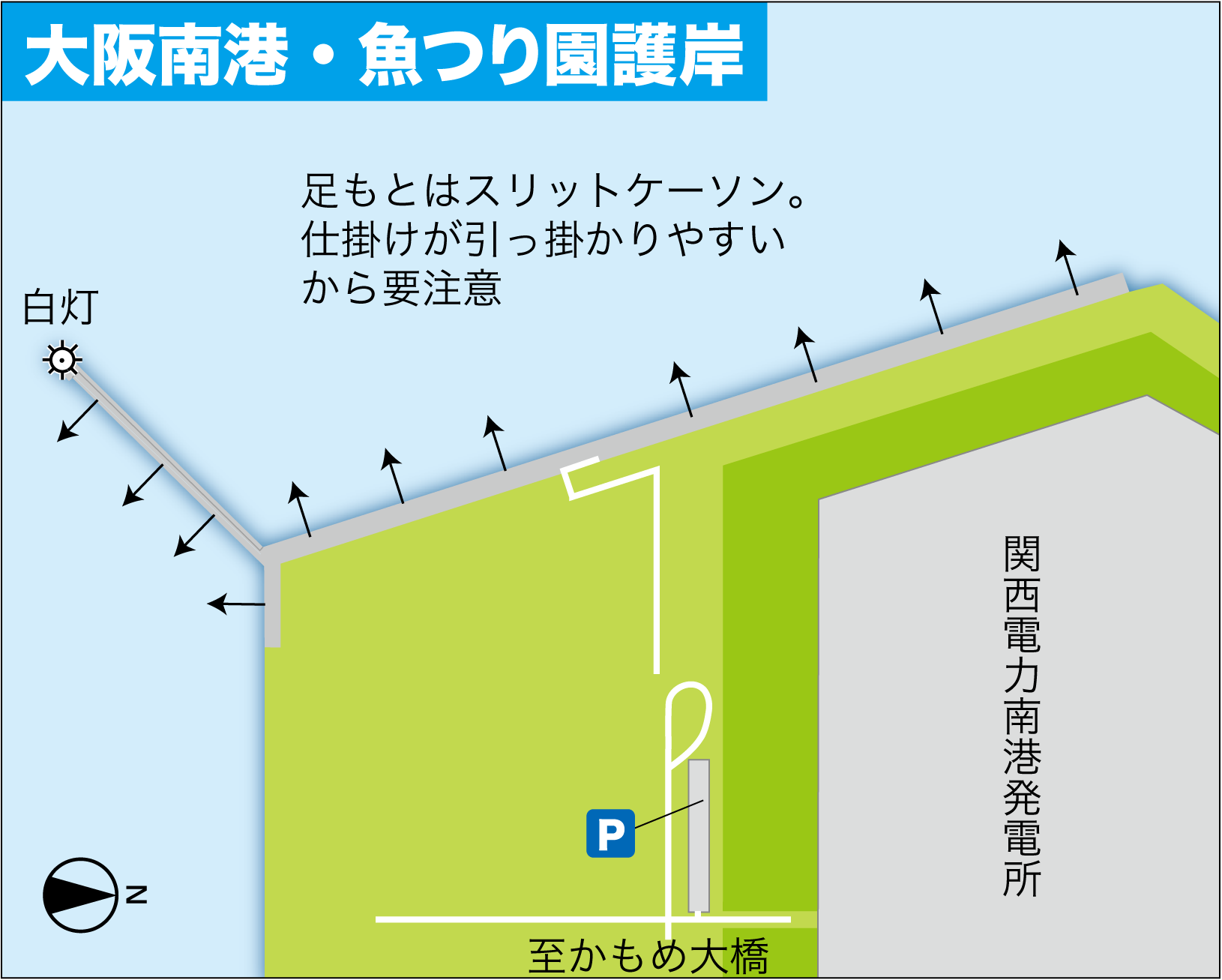 南港魚釣り園護岸
