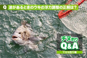 チヌ フカセ釣りの悩みズバリ解消 波があるときのウキの浮力調整の正解は 関西のつりweb 釣りの総合情報メディアmeme