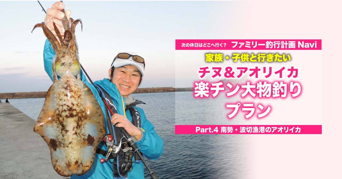 チヌ アオリイカ 楽チン大物釣りプラン 南勢 波切漁港のアオリイカ 関西のつりweb 釣りの総合情報メディアmeme