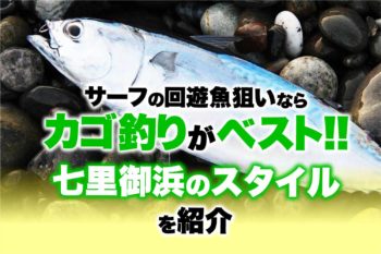 サーフの回遊魚狙いならカゴ釣りがベスト 七里御浜のスタイルを紹介 関西のつりweb 釣りの総合情報メディアmeme