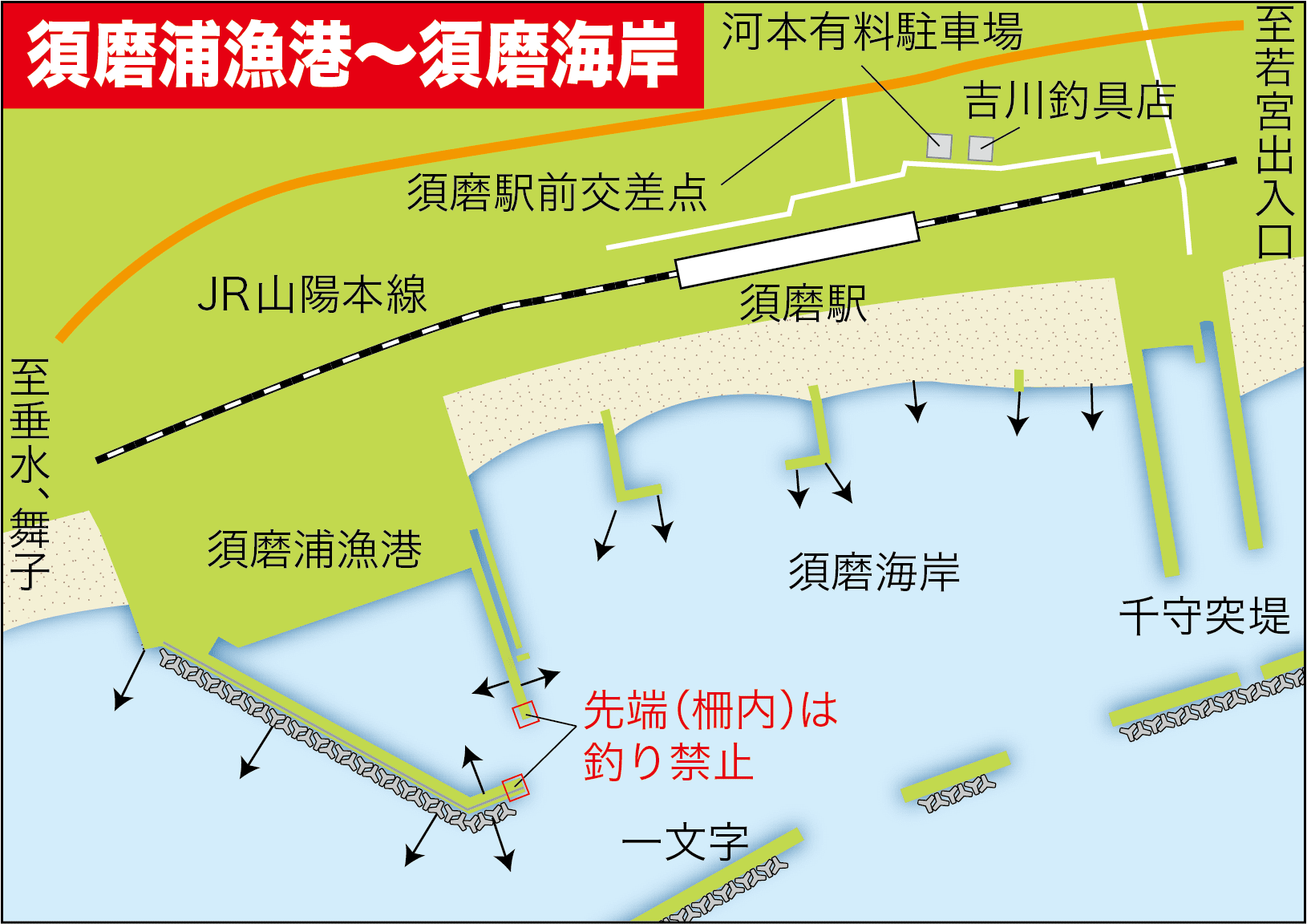 須磨 キス 釣り