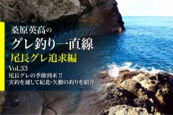 尾長グレの季節到来!! 実釣を通して紀北・矢櫃の釣りを紹介｜桑原英高のグレ釣り一直線・尾長グレ追求編 vol.33 | 関西のつりweb | 釣り の総合情報メディアMeME