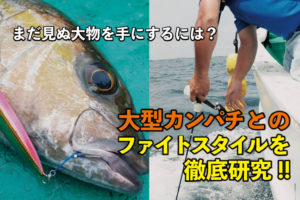 まだ見ぬ大物を手にするには 大型カンパチとのファイトスタイルを徹底研究 Swマガジンweb 海のルアーマンのための総合情報メディア